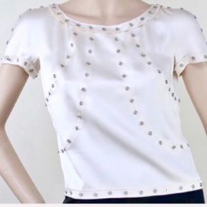 CHANEL: Vintage Silk Top